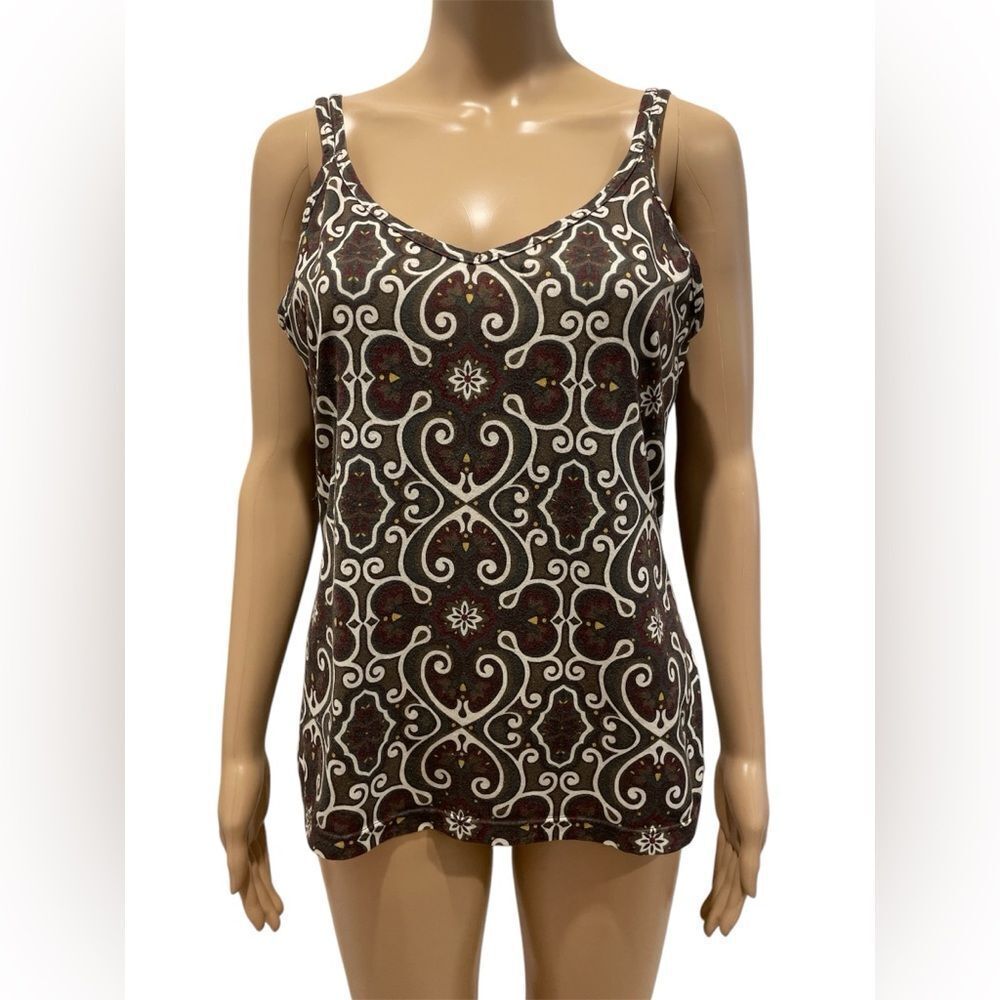 Prana   Lola Patterned Tank Top size XL
